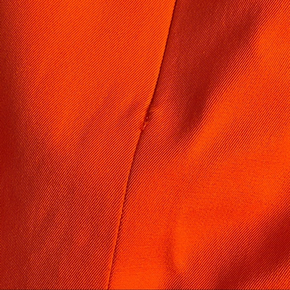 ESCADA VINTAGE Bright Orange Pencil Skirt - Picture 8 of 11